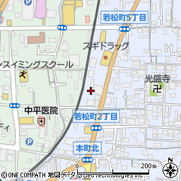 矢野材木店周辺の地図