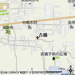 奈良県桜井市吉備361周辺の地図