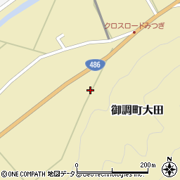 広島県尾道市御調町大田450周辺の地図