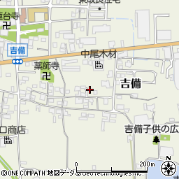 奈良県桜井市吉備388周辺の地図