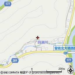 広島県広島市安佐北区安佐町筒瀬296周辺の地図