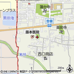 奈良県桜井市吉備418周辺の地図