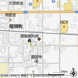 奈良県橿原市醍醐町188周辺の地図