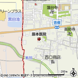 奈良県桜井市吉備421周辺の地図