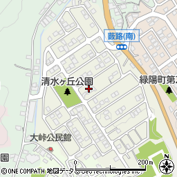 広島県福山市清水ケ丘周辺の地図