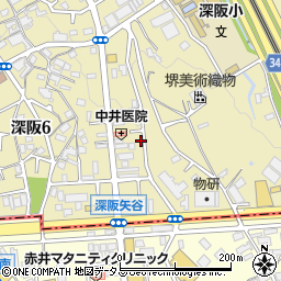 堺市第54ー02号公共緑地周辺の地図