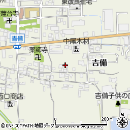 奈良県桜井市吉備390周辺の地図