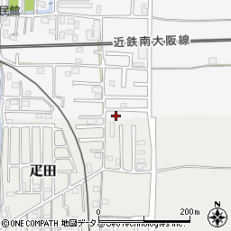 奈良県葛城市尺土59周辺の地図