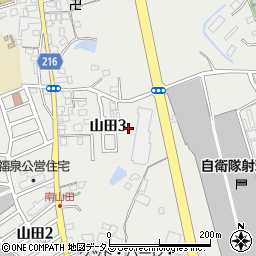 大阪府堺市西区山田周辺の地図