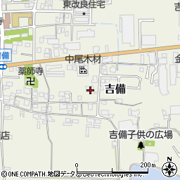奈良県桜井市吉備528周辺の地図