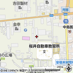 奈良県桜井市吉備320周辺の地図