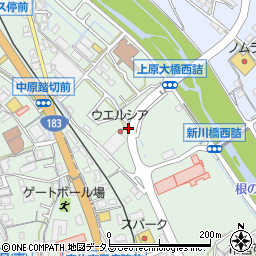 ウエルシア薬局広島可部南店周辺の地図