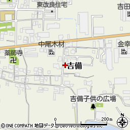 奈良県桜井市吉備360周辺の地図