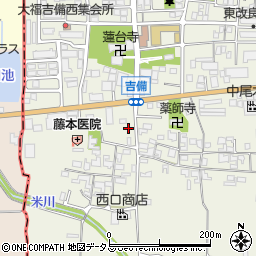奈良県桜井市吉備413周辺の地図