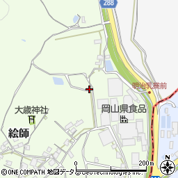 岡山県笠岡市絵師187周辺の地図
