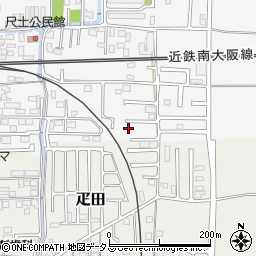 奈良県葛城市尺土53-14周辺の地図
