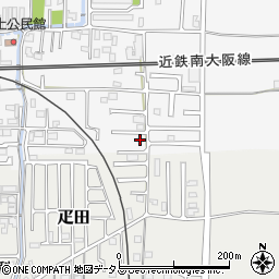 奈良県葛城市尺土53-22周辺の地図