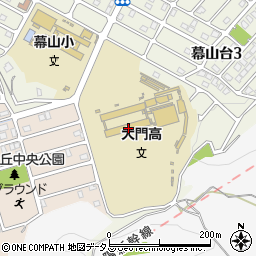 広島県立大門高等学校周辺の地図