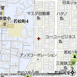 大阪府富田林市若松町東2丁目1周辺の地図