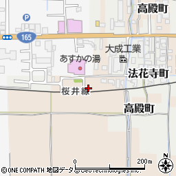 奈良県橿原市高殿町537-23周辺の地図