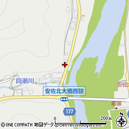 広島県広島市安佐北区安佐町筒瀬246周辺の地図