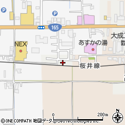 奈良県橿原市法花寺町44-9周辺の地図