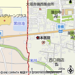 奈良県桜井市吉備432周辺の地図