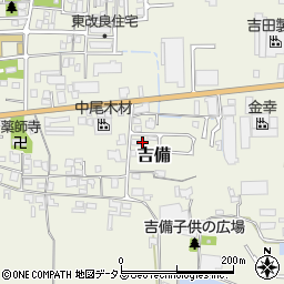 奈良県桜井市吉備355周辺の地図