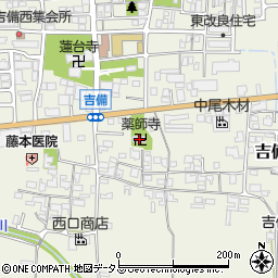 奈良県桜井市吉備402周辺の地図