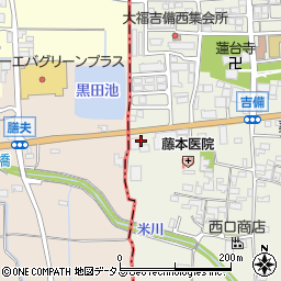 奈良県桜井市吉備431周辺の地図