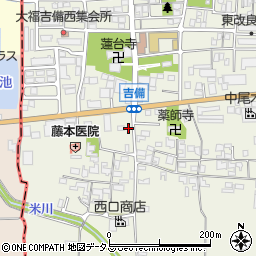 奈良県桜井市吉備455周辺の地図