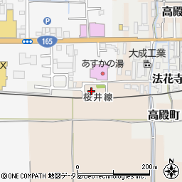 奈良県橿原市高殿町537-16周辺の地図