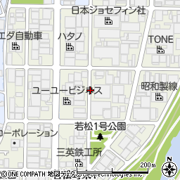 大阪府富田林市若松町東周辺の地図