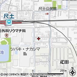 奈良県葛城市尺土28-3周辺の地図