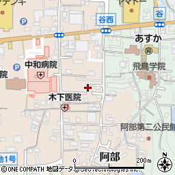 奈良県桜井市阿部546-10周辺の地図