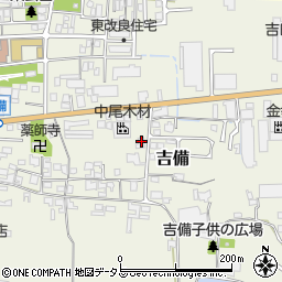 奈良県桜井市吉備530周辺の地図