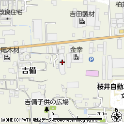 奈良県桜井市吉備327周辺の地図