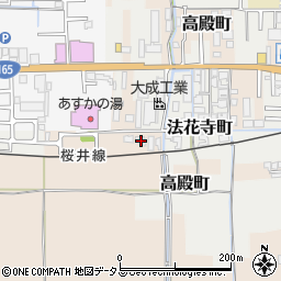奈良県橿原市高殿町527-5周辺の地図