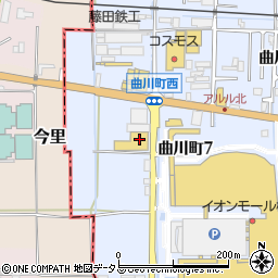 カーセブン橿原曲川店周辺の地図
