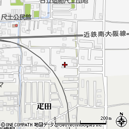 奈良県葛城市尺土53-20周辺の地図