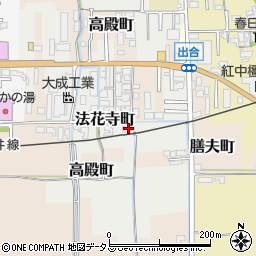 奈良県橿原市法花寺町21-4周辺の地図