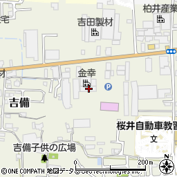 奈良県桜井市吉備328周辺の地図
