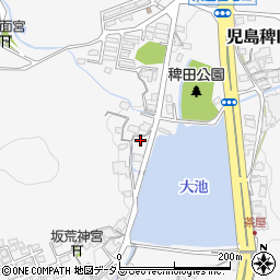 岡山県倉敷市児島稗田町2754周辺の地図