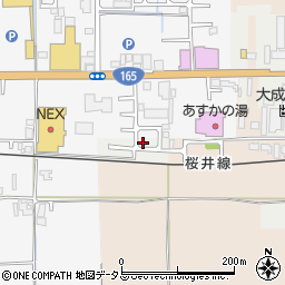 奈良県橿原市法花寺町44-6周辺の地図