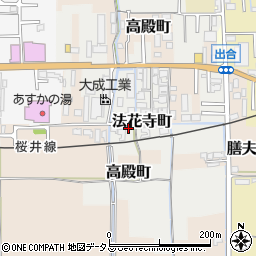 奈良県橿原市法花寺町33-1周辺の地図