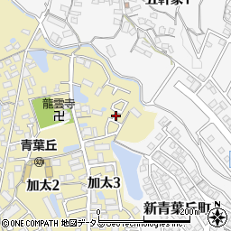 大阪府富田林市加太3丁目6周辺の地図