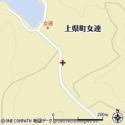 長崎県対馬市上県町女連126周辺の地図