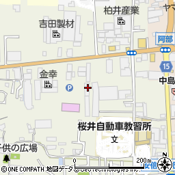奈良県桜井市吉備321周辺の地図