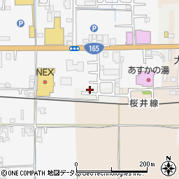 奈良県橿原市法花寺町43-10周辺の地図