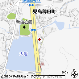 岡山県倉敷市児島稗田町2736周辺の地図